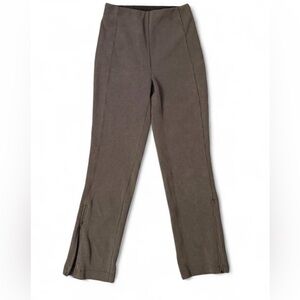 Lululemon Ribbed Softstreme Zip-Leg HR Crop Pant size 2